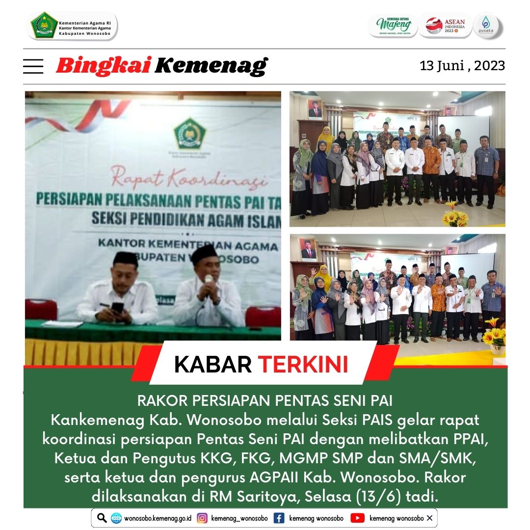 Seksi PAIS Gelar Rakor Persiapan Pentas Seni PAI