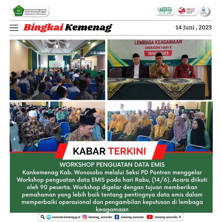 Workshop Penguatan Data Emis Lembaga