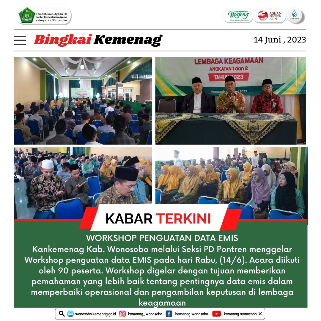 Workshop Penguatan Data Emis Lembaga