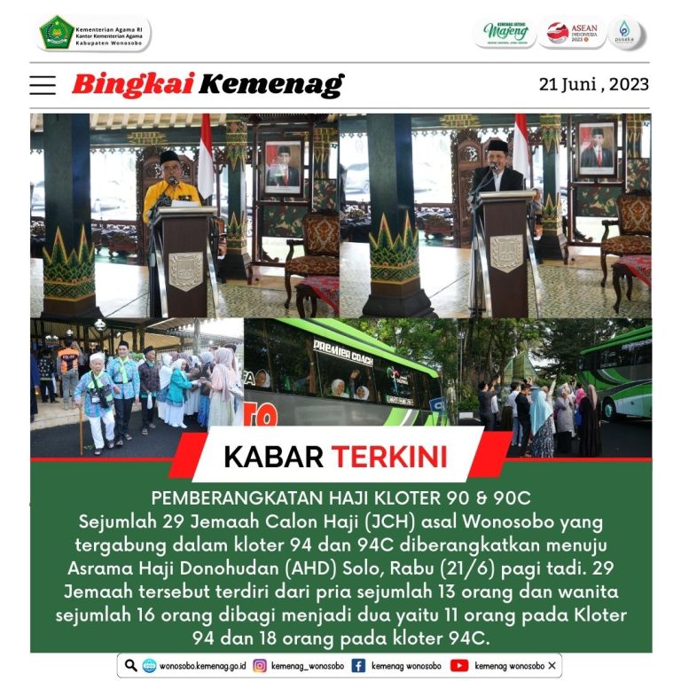 Pemberangkatan Jemaah Haji Kloter Akhir