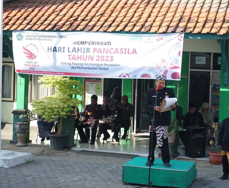 ASN Kemenag Brebes Laksanakan Upacara Hari Lahir Pancasila Dengan Hikmat