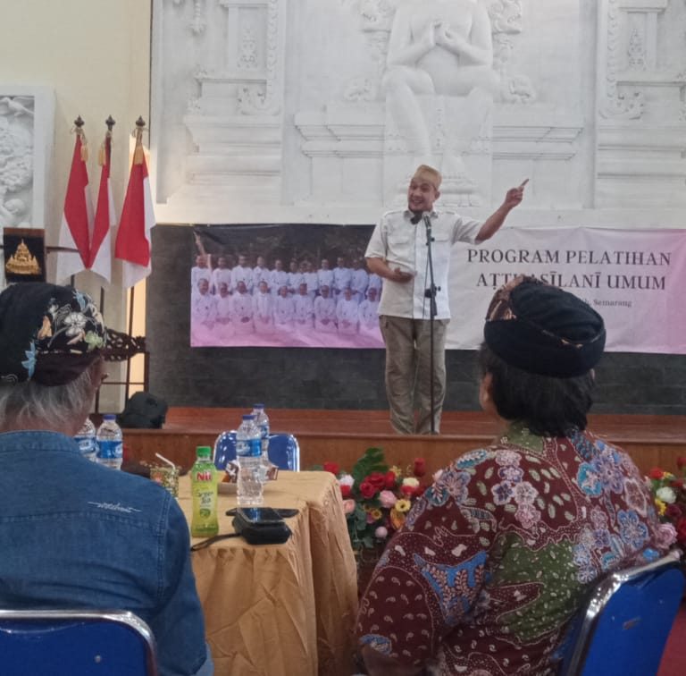 Perintisan KMB, Penyuluh Dilibatkan Membaca Puisi Moderasi Beragama di Vihara Tanah Putih Semarang