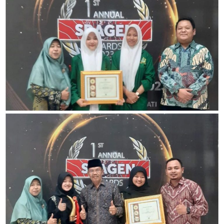 Empat Madrasah Sragen Raih Penghargaan Bergengsi dalam Sragen Award 2023