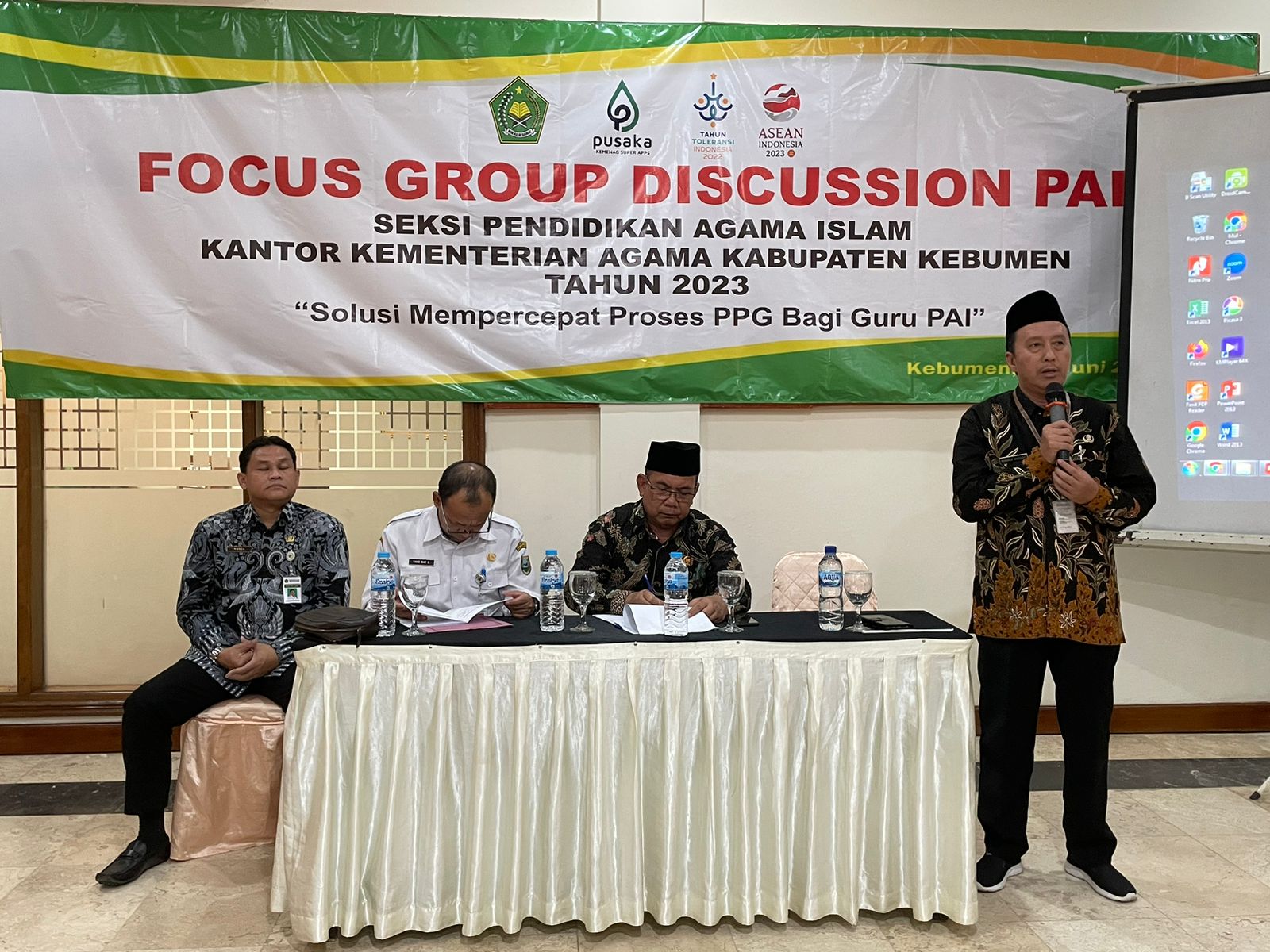 Perjuangkan Sertifikasi Guru PAI, Kemenag Kebumen Gelar FGD Dengan DPRD