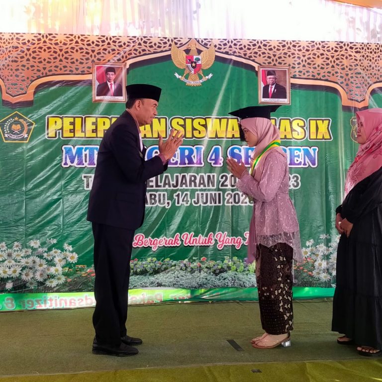 MTsN 4 Sragen Lepas 314 Siswa dan Siapkan Kelas Khusus Olahraga (KKO)