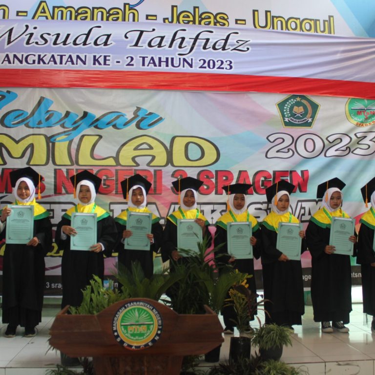 Rayakan Milad ke 50, MTsN 3 Sragen Gelar Karya Siswa dan Adakan Lomba