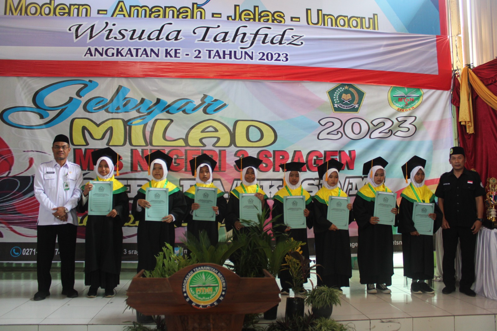 Rayakan Milad ke 50, MTsN 3 Sragen Gelar Karya Siswa dan Adakan Lomba