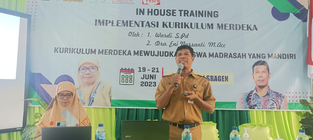 Sambut Tahun Pelajaran Baru, MAN 1 Sragen Gelar In House Training (IHT) Implementasi Kurikulum Merdeka