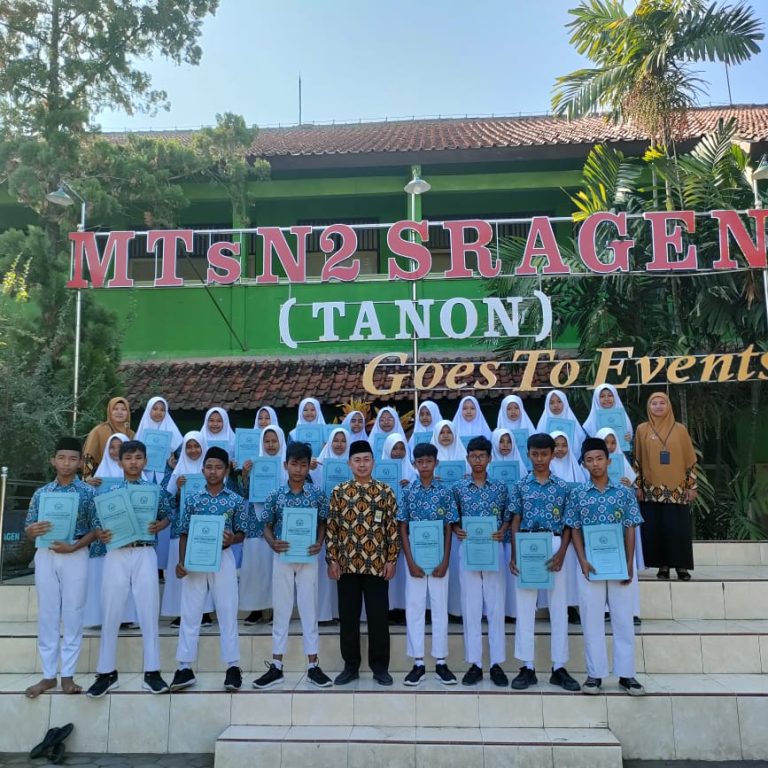 Tingkatkan Sportifitas, MTsN 2 Sragen Gelar Lomba Antar Kelas