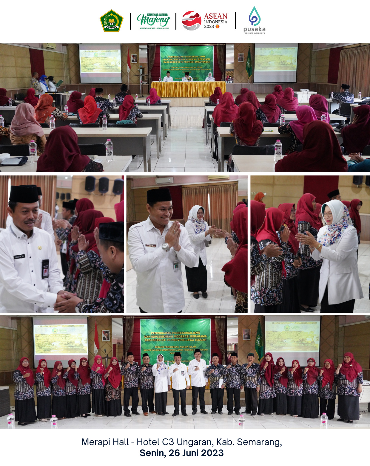 Kukuhkan FKG PAI TK Provinsi Jawa Tengah, Kakanwil Ingatkan Tugas dan Tanggung Jawabnya
