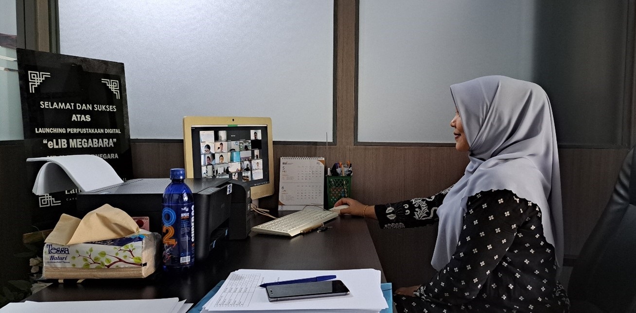 Jadi Agen Perubahan Kepala TU MTsN 3 Banjarnegara Ikuti Rapat Virtual Dengan Biro Organisasi dan Tata Laksana Kemenag RI
