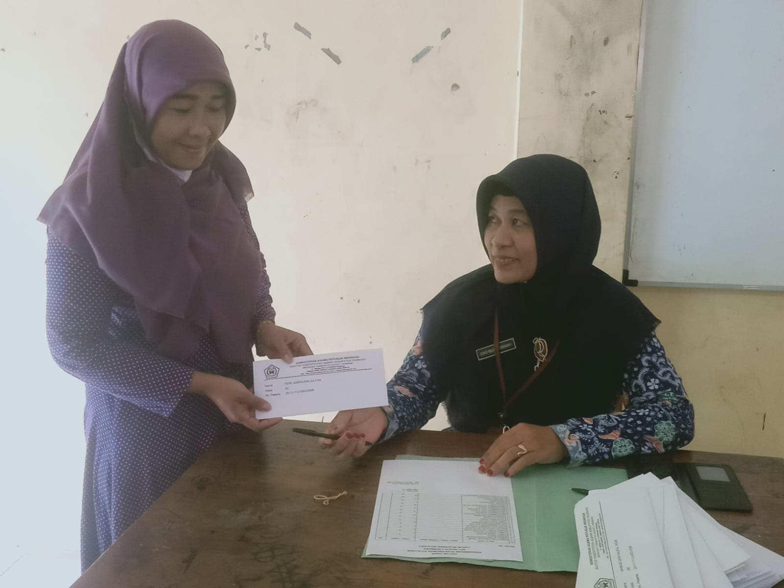 MTsN  2 Rembang Umumkan Hasil Kelulusan