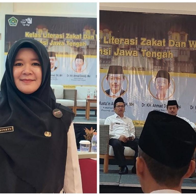 Plh Kepala MTs Negeri 1 Banjarnegara Ikuti Kelas Literasi Zakat dan Wakaf Tingkat Provinsi Jawa Tengah
