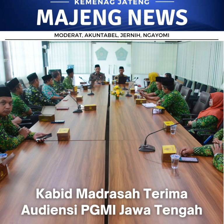Kabid Madrasah Terima Audiensi PGMI Jawa Tengah