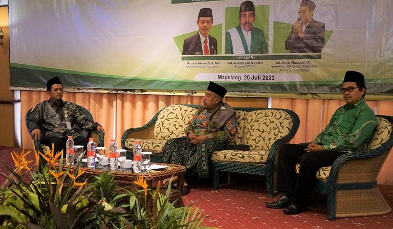 Ngopi Bareng Anggota Komisi VIII, Kakankemenag Sampaikan Pentingnya Penguatan Ideologi Kebangsaan