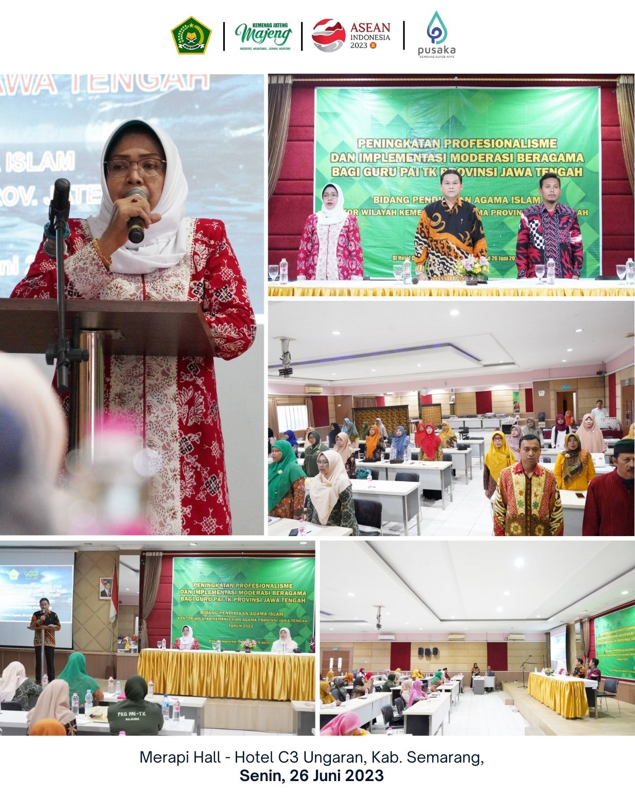 Kabid PAIS Buka Kegiatan Peningkatan Profesionalisme dan Implementasi Moderasi Beragama Bagi Guru PAI TK Prov. Jateng