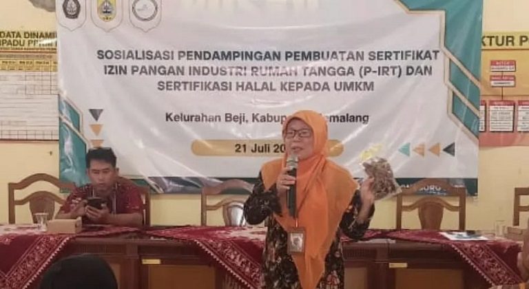 Mahasiswa KKN UNDIP Fasilitasi Sosialisasi Sertifikasi Halal