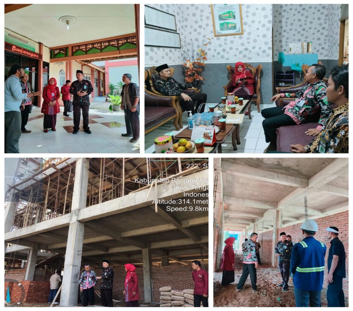 Monev Gedung SBSN, Kabag TU Kanwil Kemenag Provinsi Jateng Harapkan Proyek Selesai Tepat Waktu