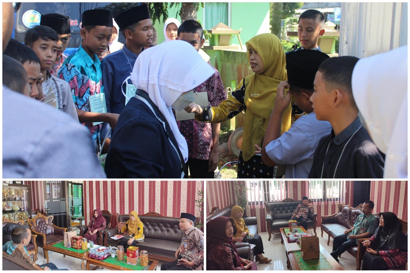 Pantau Pelaksanaan Matsama 2023 MTs N 1 Banjarnegara, Pengawas Madrasah Kantor Kemenag Kabupaten Banjarnegara Lakukan Monev