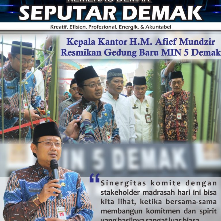 Peresmian Gedung MIN 5 Demak