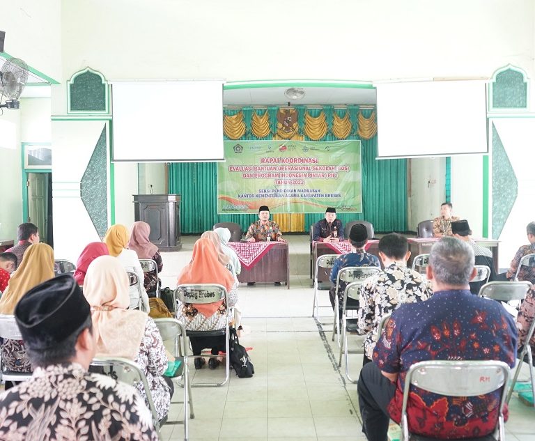 Rakor Evaluasi BOS dan PIP Harapkan Madrasah di Brebes Sesuai Juklak dan Juknis