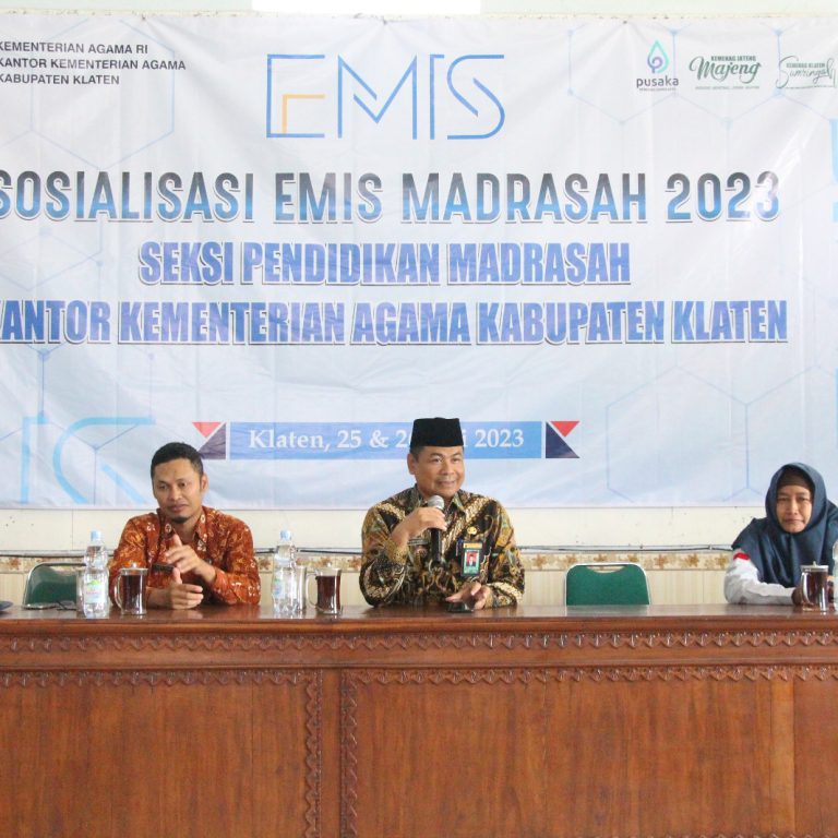 Kemenag Klaten Gelar Sosialisasi EMIS Madrasah