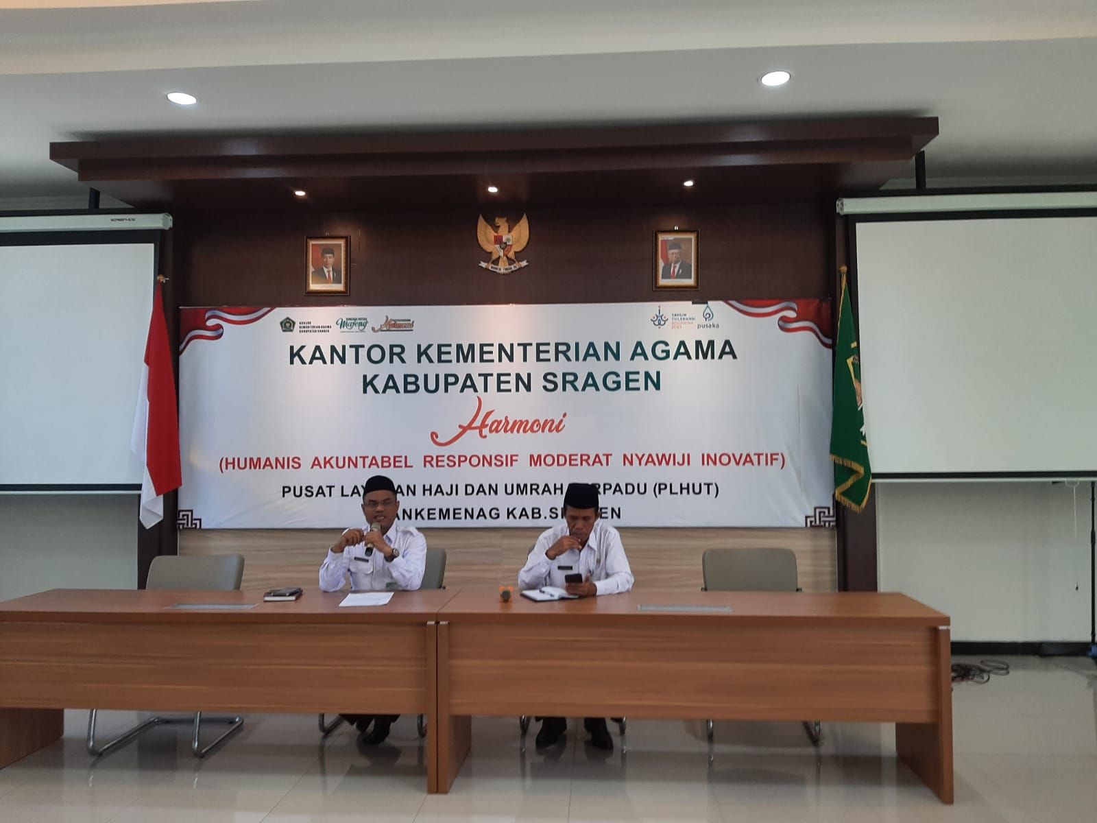 Kankemenag Sragen Koordinasi Persiapan Penilaian Layanan Publik