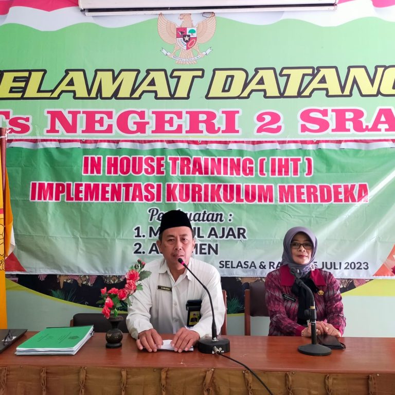 Menuju Kumer Mandiri Berubah, MTsN 2 Sragen Gelar In House Training (IHT)