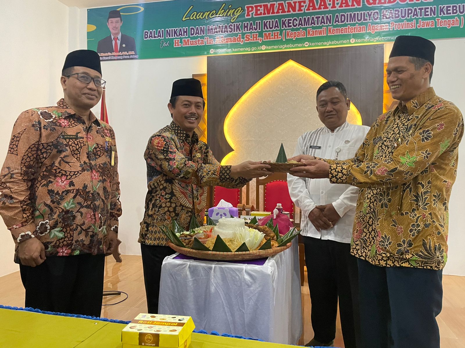 Resmi Dilaunching Kakanwil, Gedung Baru KUA Adimulyo Siap Layani Masyarakat