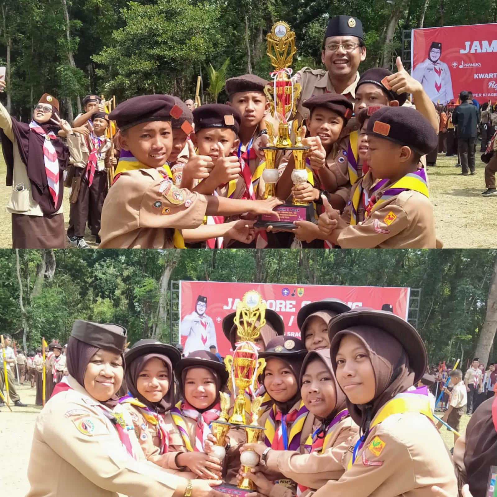 MIN 5 Sragen Juara Umum II pada Jamcab SD/MI Kwarcab Sragen Tahun 2023