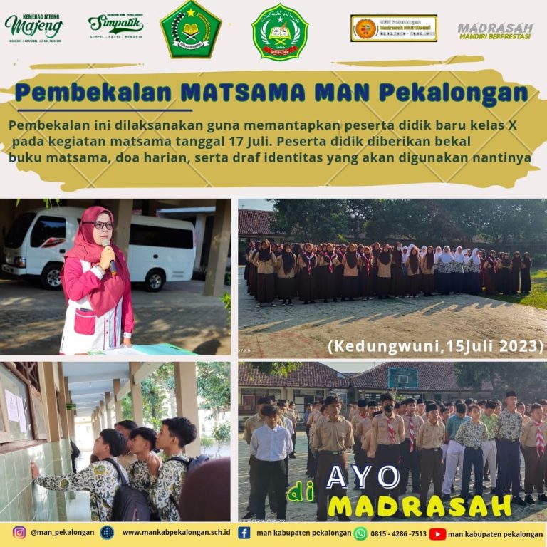 Pembekalan MATSAMA MAN Pekalongan