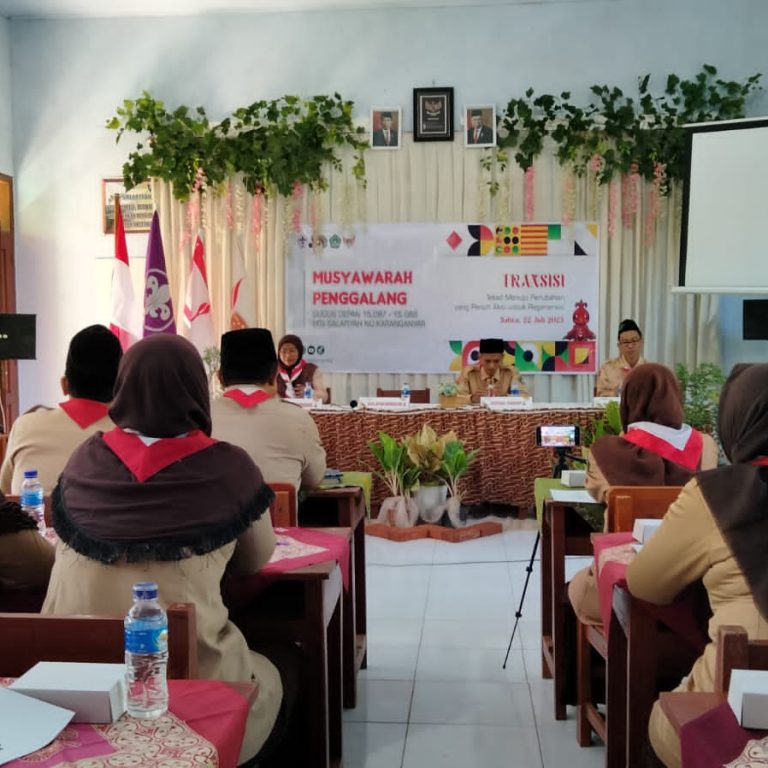 Generasi Kepemimpinan Dewan Penggalang MTs Salafiyah Nu Karanganyar