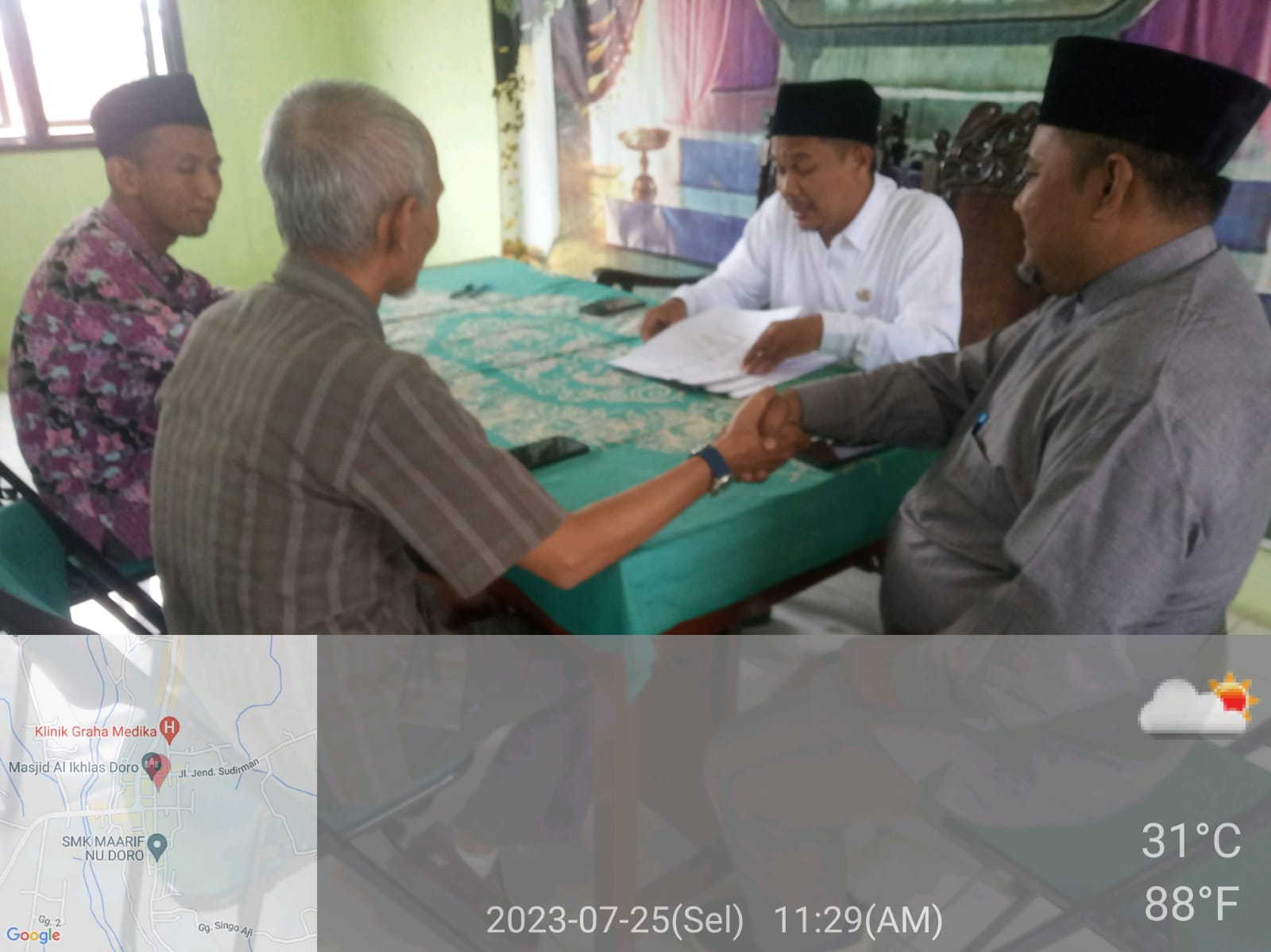 Ikrar Wakaf Tanah Desa Rogoselo