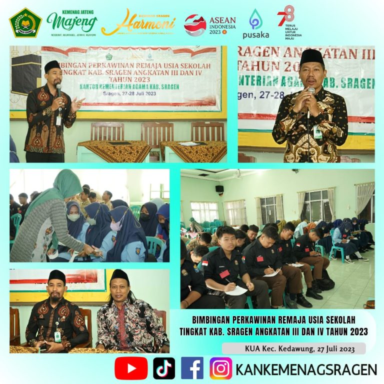 100 Remaja Sragen Ikuti BRUS Untuk Mencegah Pernikahan Dini