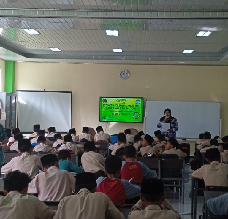 Cegah Perokok Anak,  MIN 4 Kebumen adakan Screening