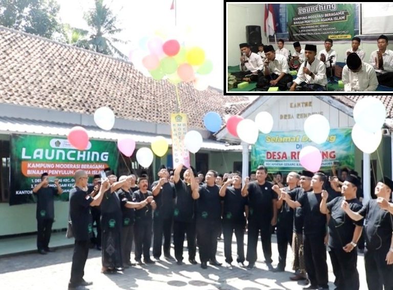Rendeng dan Somongari Dikukuhkan sebagai Kampung Moderasi Beragama Kabupaten Purworejo Tahun 2023