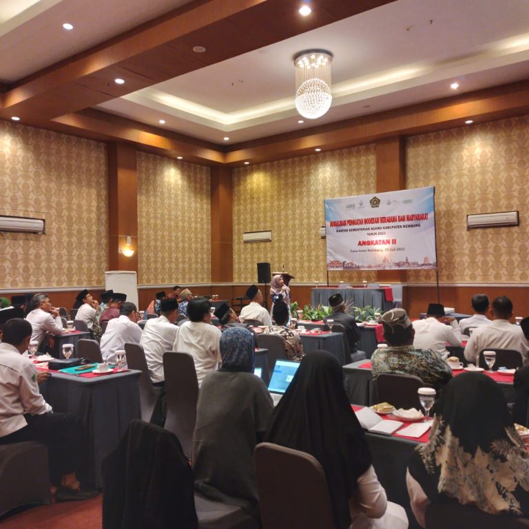 Cegah Perdebatan Agama di Media Sosial, Kemenang Rembang Gelar Penguatan Moderasi Beragama