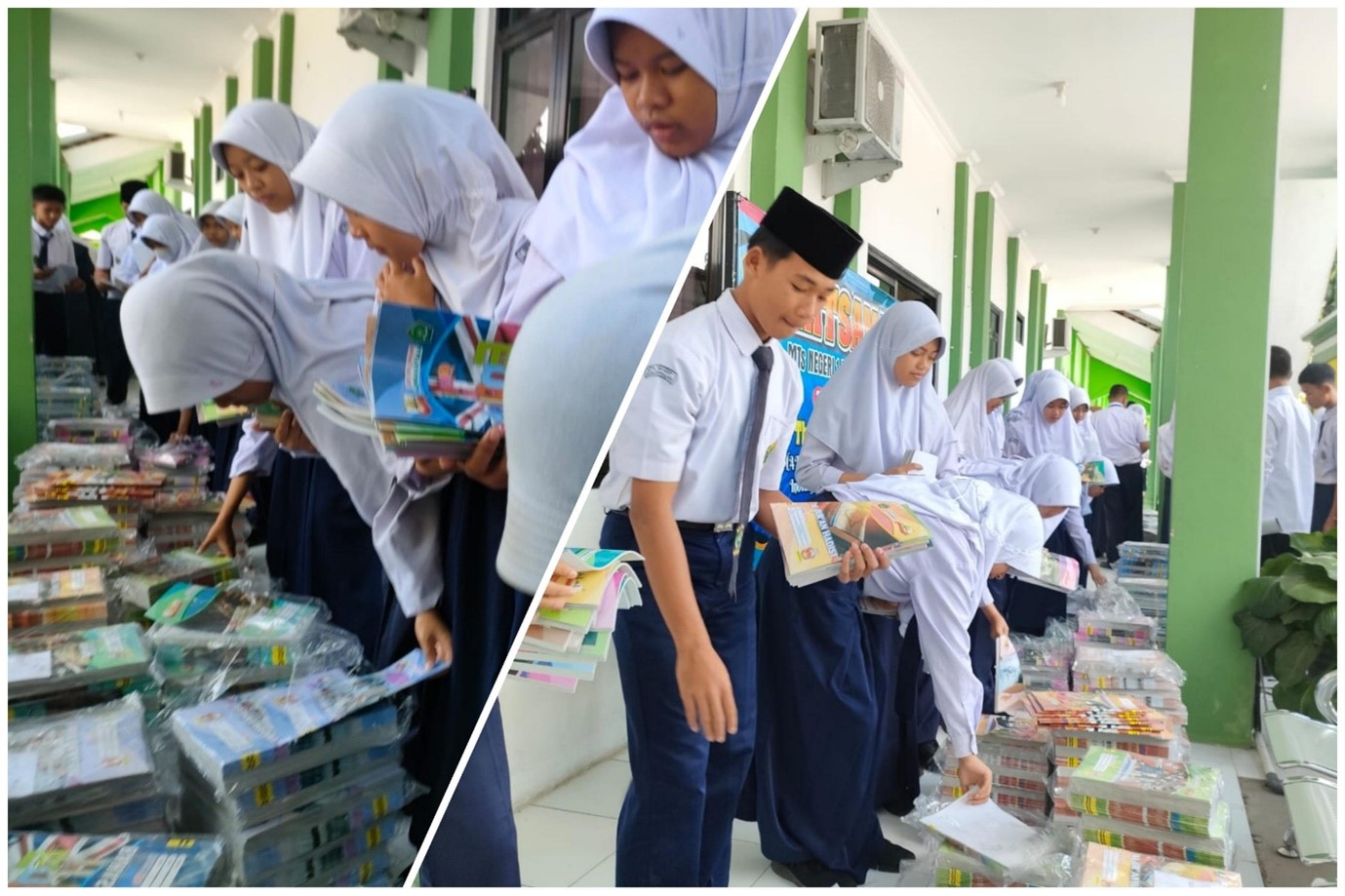 MTs N 1  Banjarnegara Bagikan Modul Ajar Kepada Peserta Didik