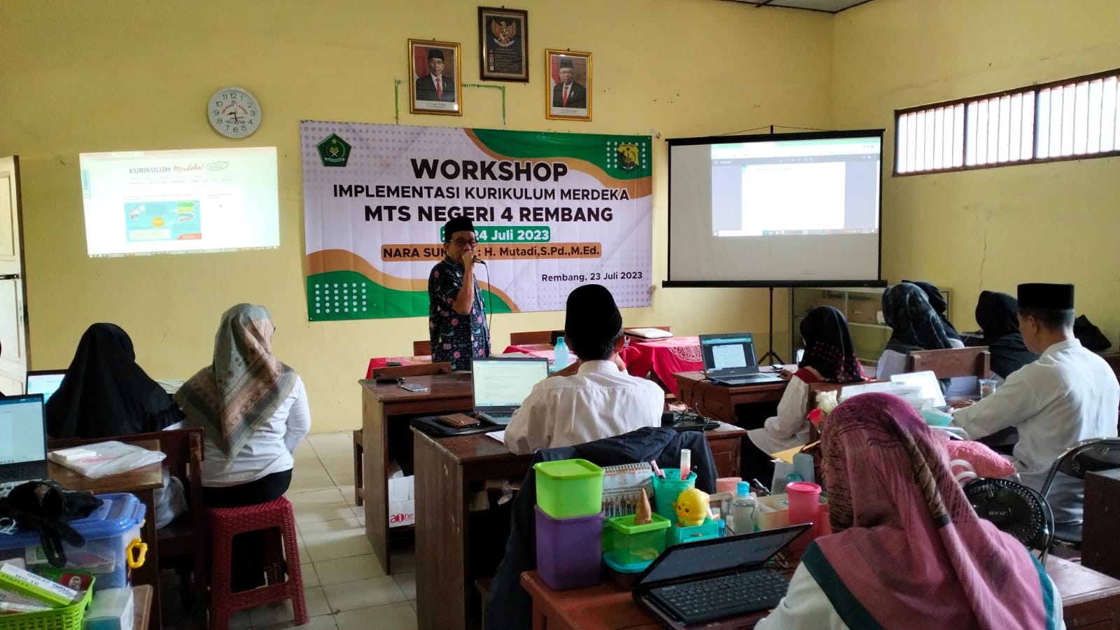 MTsN 4 Rembang Gelar Workshop Implementasi Kurikulum Merdeka