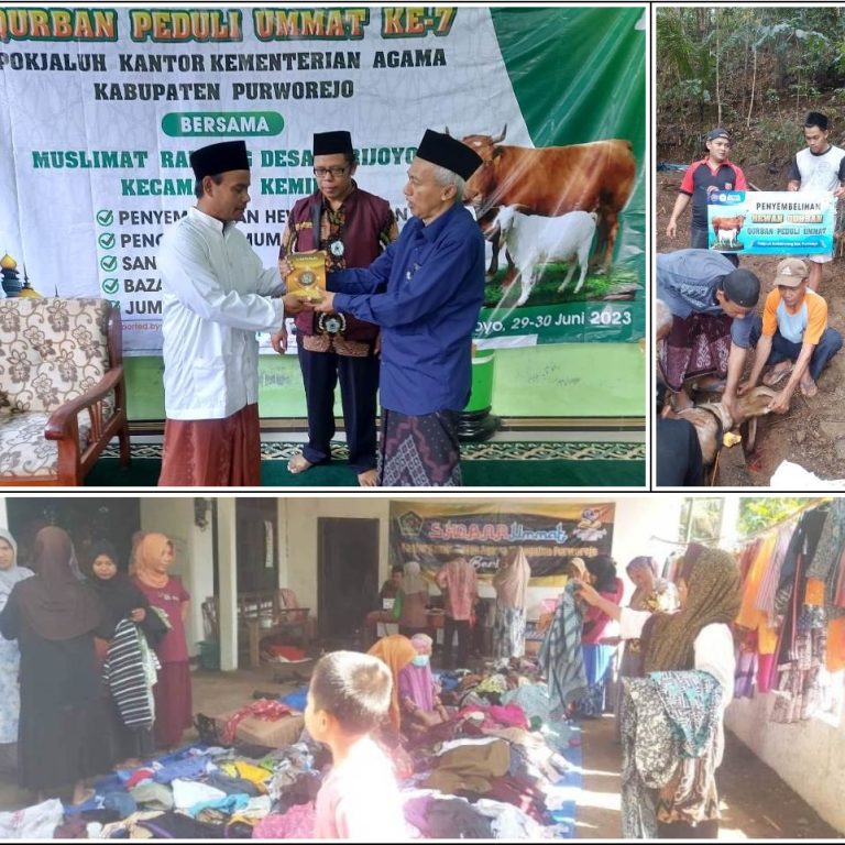 Pokjaluh Bersama Shobarummat Selenggarakan Qurban Peduli Umat