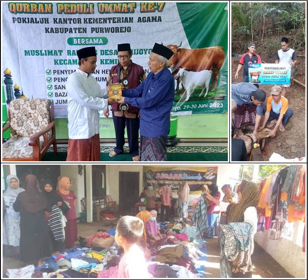Pokjaluh Bersama Shobarummat Selenggarakan Qurban Peduli Umat