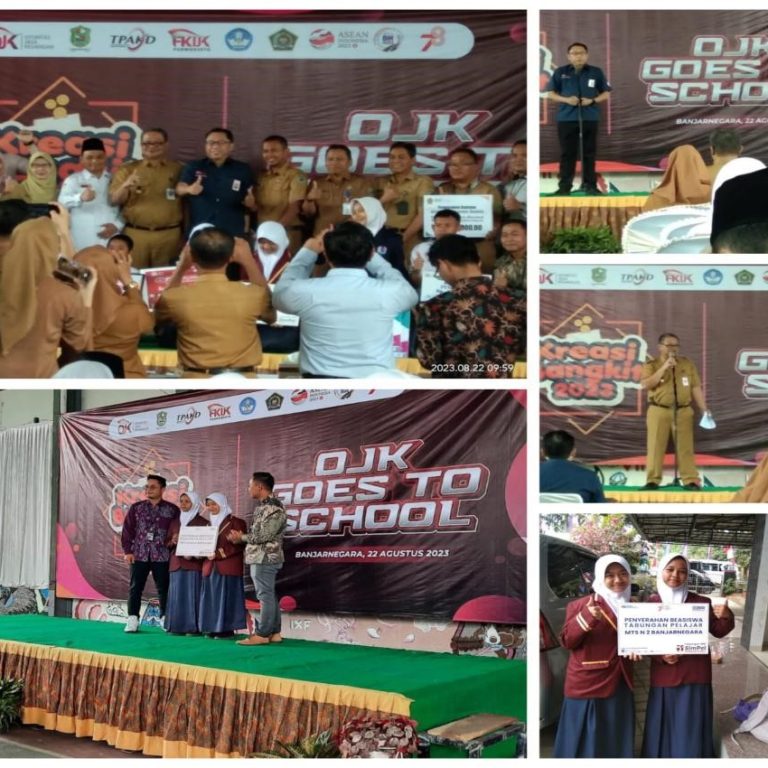 10 Peserta Didik MTs Negeri 2 Banjarnegara Menerima Beasiswa Pendidikan Dari Bank BRI Cabang Banjarnegara