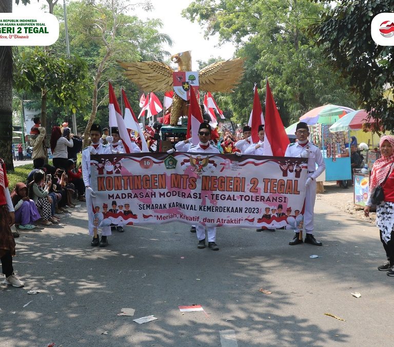 MTs Negeri 2 Tegal Ikuti Semarak Karnaval Kemerdekaan 2023