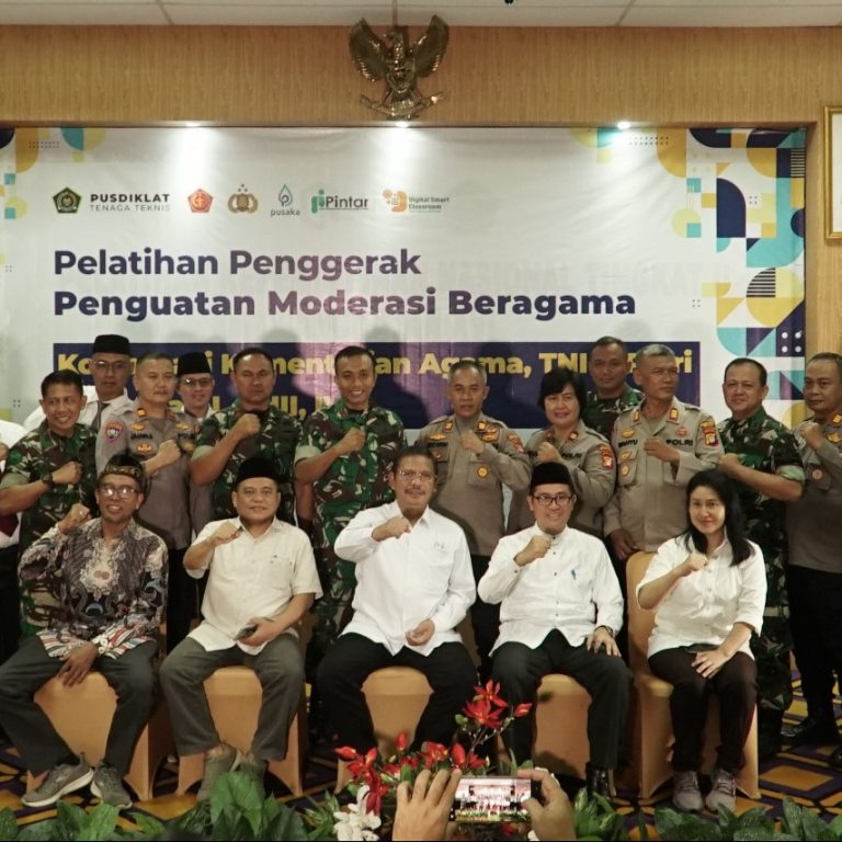 Sambut Tahun Politik, Kemenag Gandeng TNI & Polri Latih Penggerak Moderasi Beragama