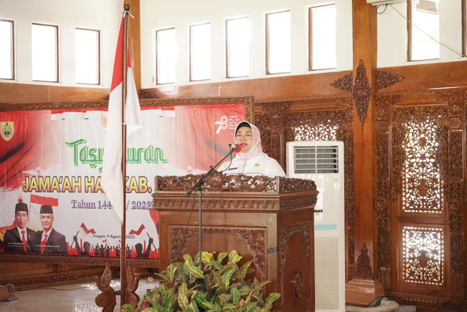 Bupati Sragen: ”Jaga Kemabruran Haji dengan Istiqomah dalam Beribadah”