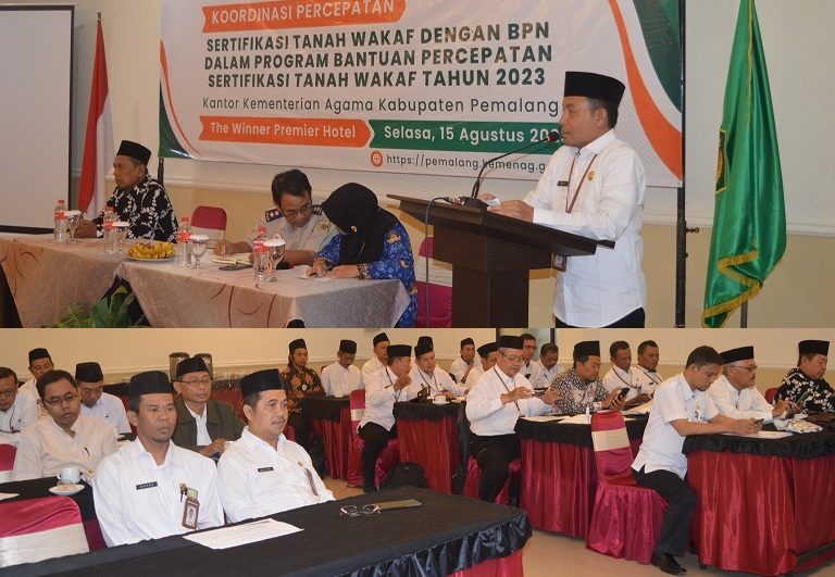 Roziqun Harapkan Seluruh Tanah Wakaf di Pemalang Bersertifikat