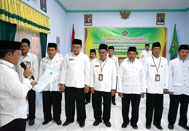 Pengurus BKM Kecamatan Dikukuhkan