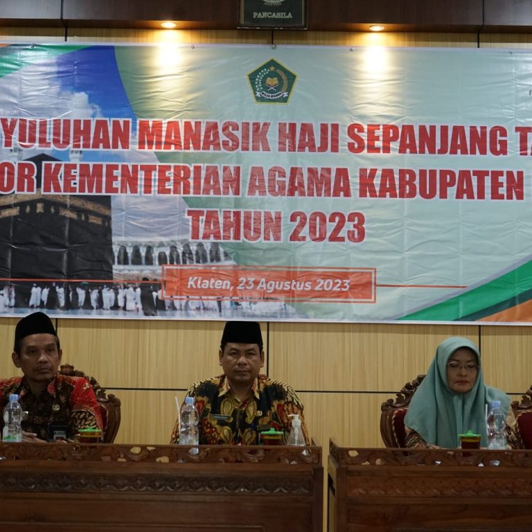 Kemenag Klaten Gelar Penyuluhan Manasik Haji Sepanjang Tahun