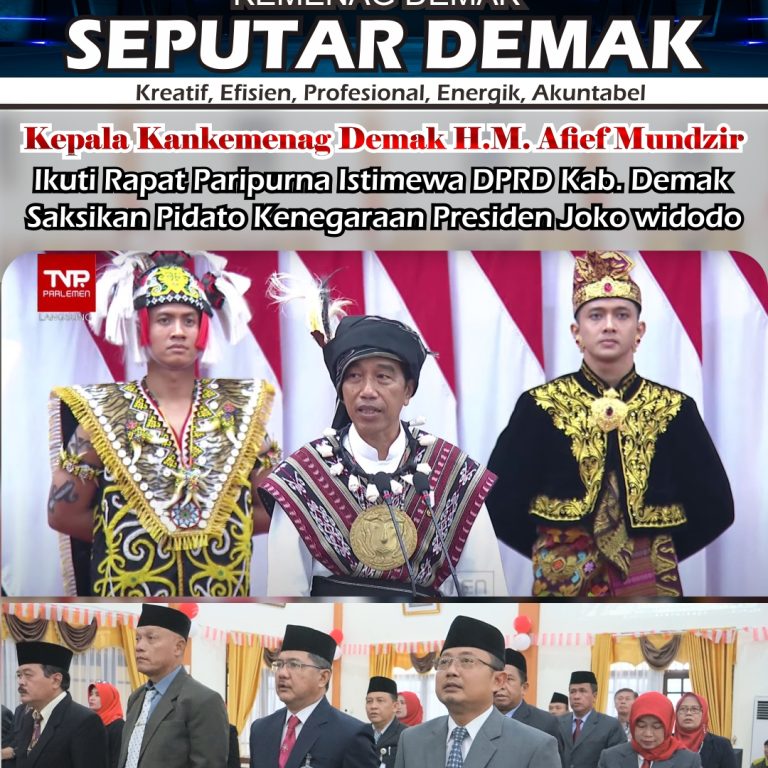 H.M. Afief Mundzir Ikuti Sidang Paripurna Istimewa Tahun 2023 DPRD Kab. Demak