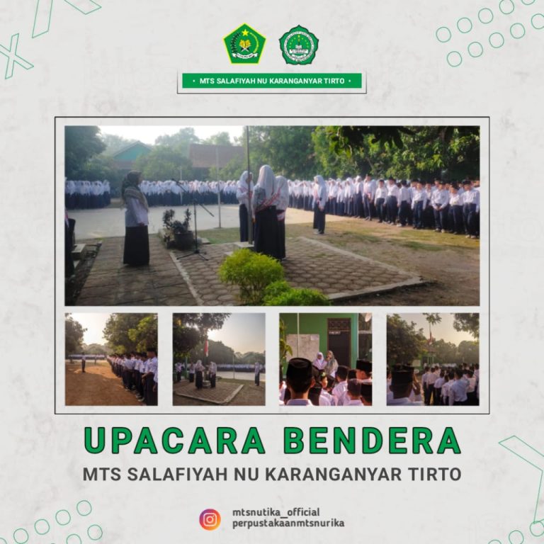 MTs Salafiyah NU Karanganyar Tirto Gelar Upacara Untuk Pertamakalinya